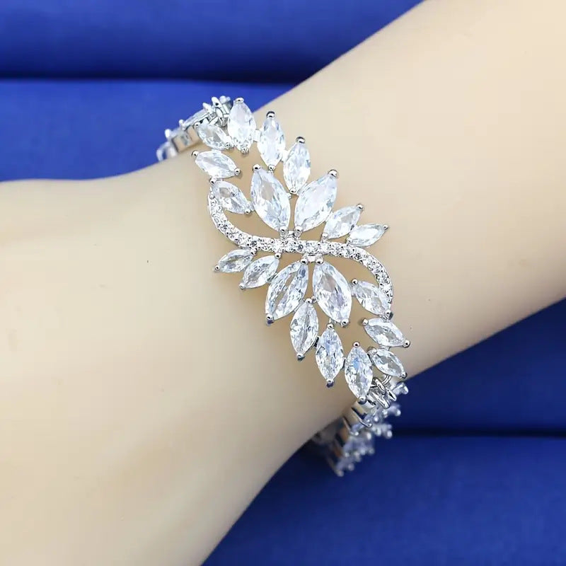 Women's Color Zircon Bracelet | Heavy Industry Fashion Jewelry