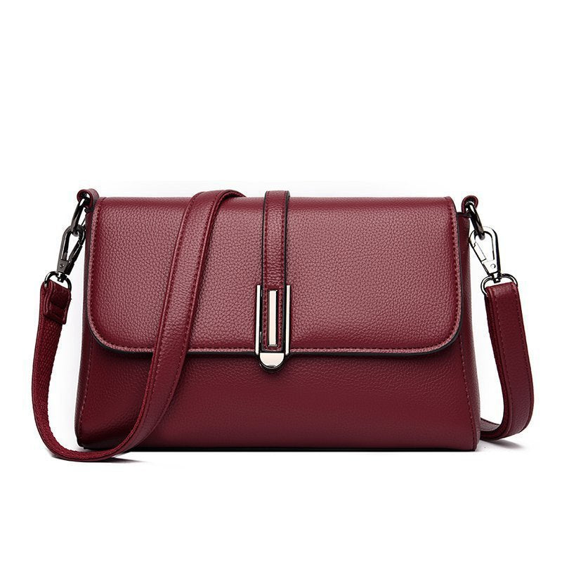 Single Shoulder Bag Women PU Leather Crossbody Purse Daily