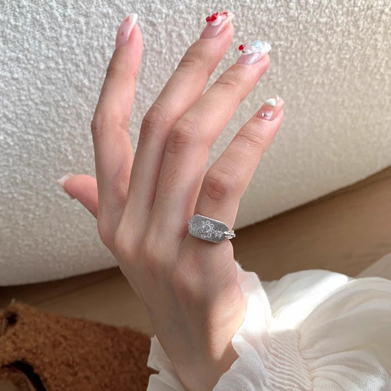 Ancient Faralis Hexagram Point Diamond Ring