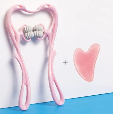 Louisiana Mart Multifunctional Manual Six-wheel Neck Massager Massage Relieve Roller Massage Tool Louisiana Mart