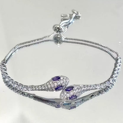 Rhinestone Bracelet Design Sense Simple Graceful White All-matching Vintage Bracelet