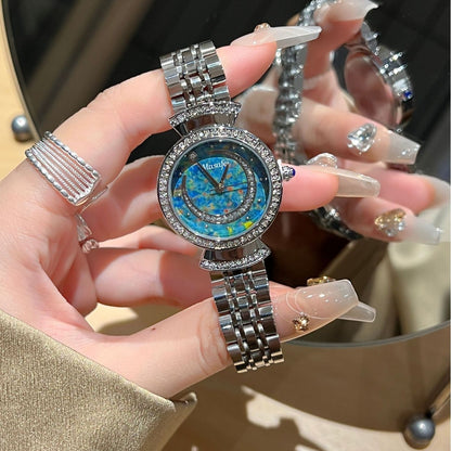 Women's Marble Dial Watch