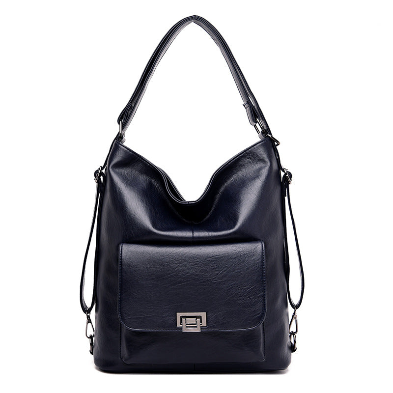 Large Capacity Leather Shoulder Bag