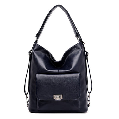 Large Capacity Leather Shoulder Bag