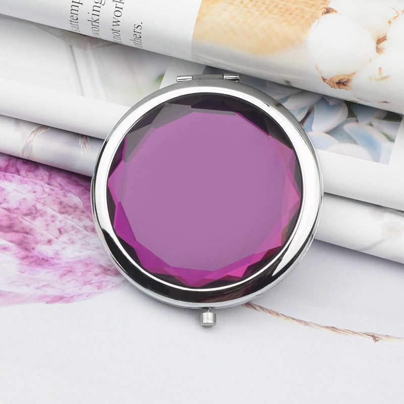 Folding Mirror Double-sided Portable Small Mirror Louisiana Mart