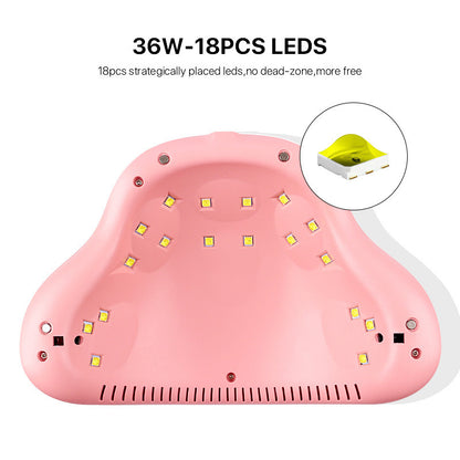 UV LED Nail Lamp 36W  Fast Gel Polish Dryer for Home Use
