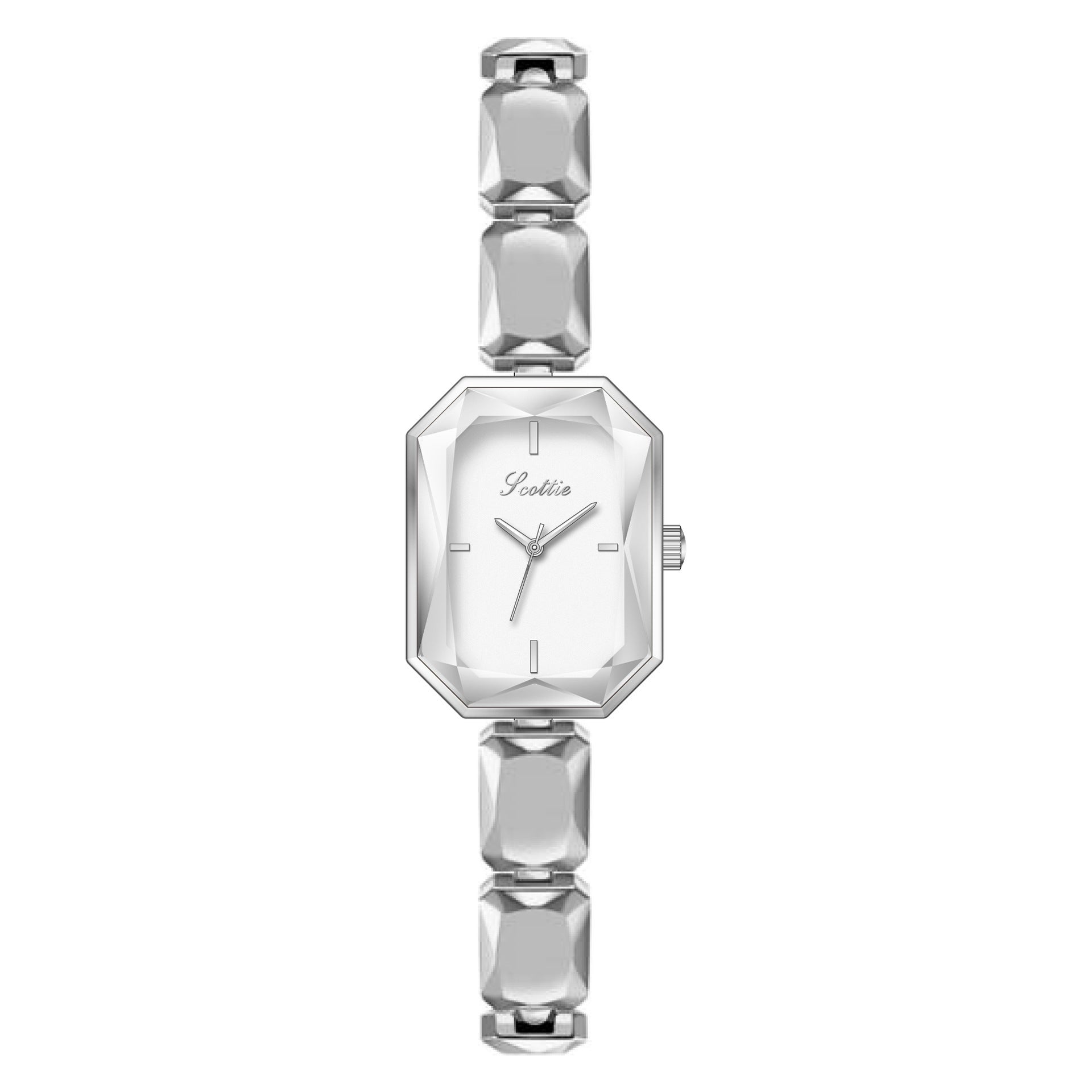 Bracelet Watch Cut Square Women's Small Square Watch