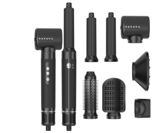 Automatic Curling Iron 7-in-1 Hair Styler Straightener Dryer