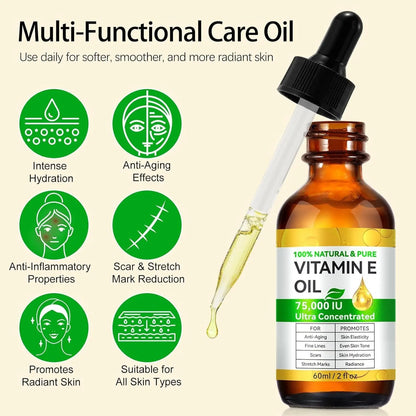 Household Cosmetics Skincare Vitamin E Oil 60ml Louisiana Mart