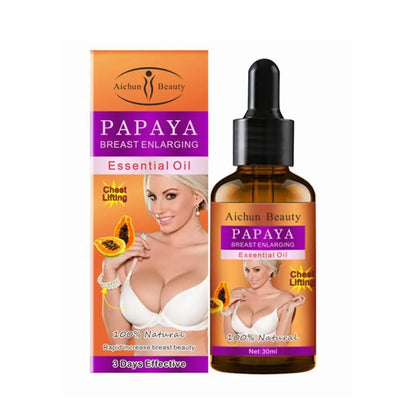 Breast care essential Papaya Oil 30ML-Breast enhancement, firming lifting chest, nourishing replenishment Louisiana Mart