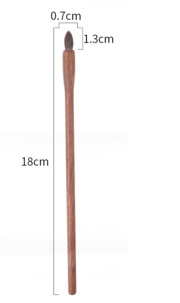 5 Walnut Makeup Brush
