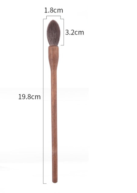 5 Walnut Makeup Brush