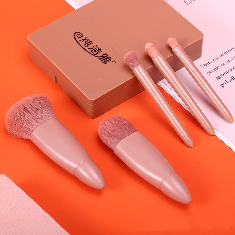 5Pcs Makeup Brushes Tool Set Cosmetic Powder Eye Shadow Foundation Blush Blending Make Up Brush Louisiana Mart