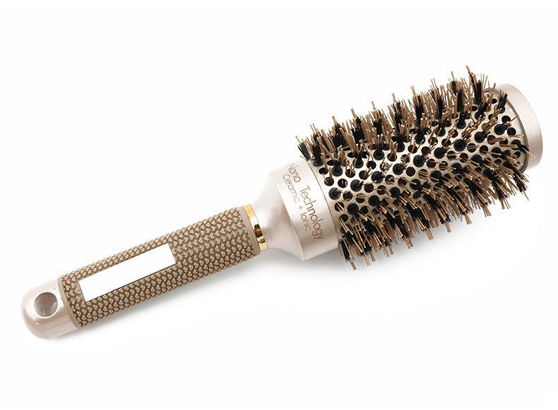 Round Barrel Brush Ceramic Ion Hair Styling Salon Comb