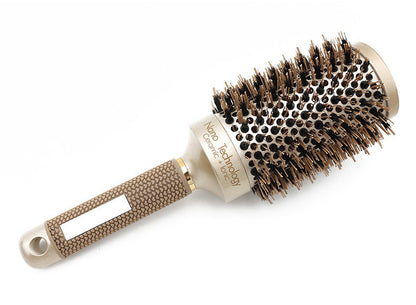 Round Barrel Brush Ceramic Ion Hair Styling Salon Comb