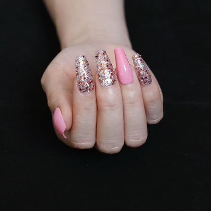 Wearing Nails, Fake Nails, Finished Ballet Nails, Cross-Border Transmission For Nail Nails To Wear 24 pieces