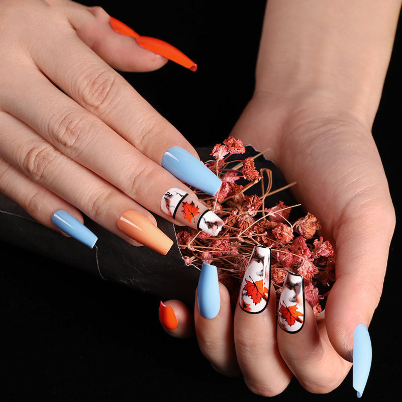 Wearing Nails, Fake Nails, Finished Ballet Nails, Cross-Border Transmission For Nail Nails To Wear 24 pieces