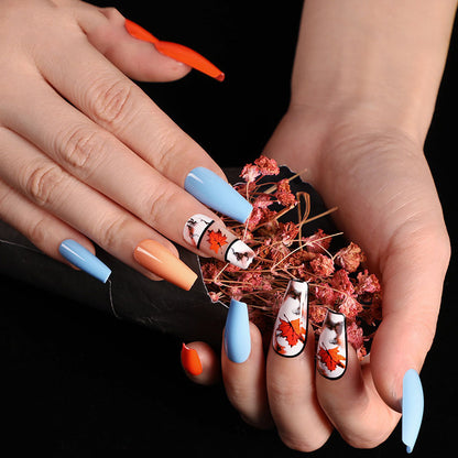 Wearing Nails, Fake Nails, Finished Ballet Nails, Cross-Border Transmission For Nail Nails To Wear 24 pieces