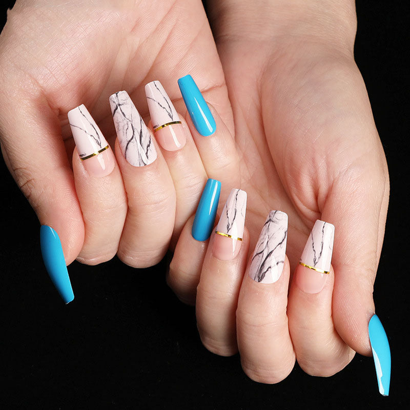 Wearing Nails, Fake Nails, Finished Ballet Nails, Cross-Border Transmission For Nail Nails To Wear 24 pieces