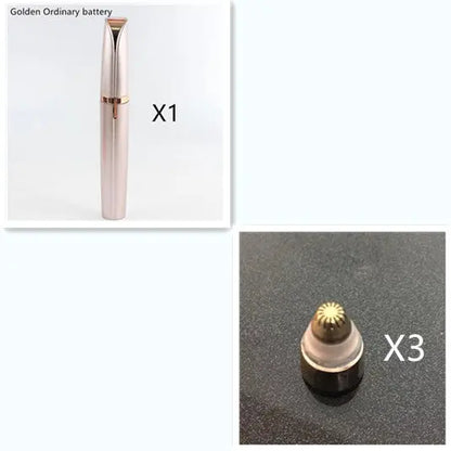 Dermatologist approved Flawlessly Brows Electric Eyebrow Remover Louisiana Mart