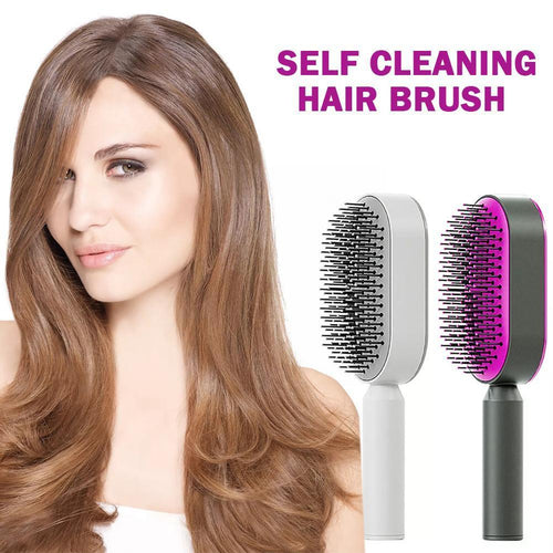 Women Fashion 3D Hair Growth Comb Hairbrush Self-Cleaning Hair Brush  Self Cleaning Hair Brush For Women Massage Scalp Promote Blood Circulation Anti Hair Loss Louisiana Mart