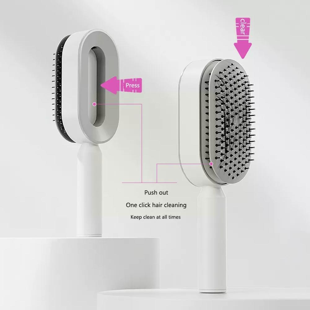 Women Fashion 3D Hair Growth Comb Hairbrush Self-Cleaning Hair Brush  Self Cleaning Hair Brush For Women Massage Scalp Promote Blood Circulation Anti Hair Loss Louisiana Mart