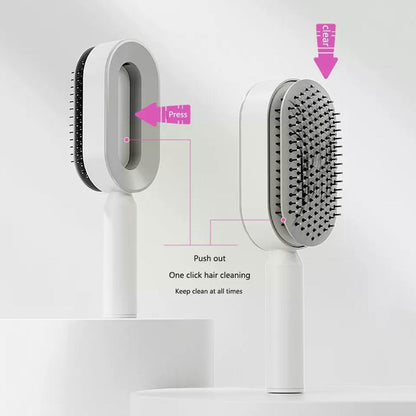 Women Fashion 3D Hair Growth Comb Hairbrush Self-Cleaning Hair Brush  Self Cleaning Hair Brush For Women Massage Scalp Promote Blood Circulation Anti Hair Loss Louisiana Mart