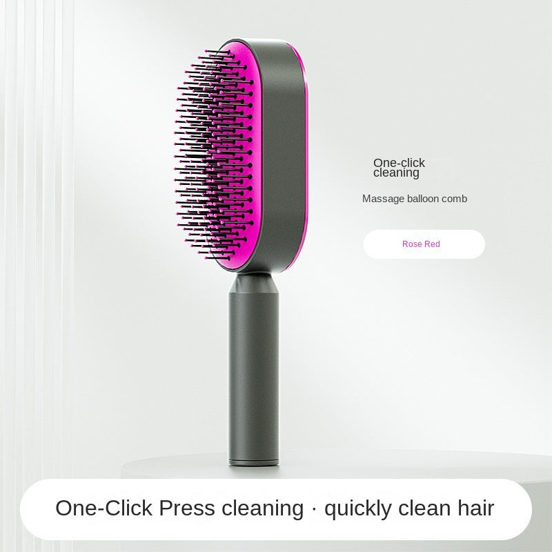 Women Fashion 3D Hair Growth Comb Hairbrush Self-Cleaning Hair Brush  Self Cleaning Hair Brush For Women Massage Scalp Promote Blood Circulation Anti Hair Loss Louisiana Mart