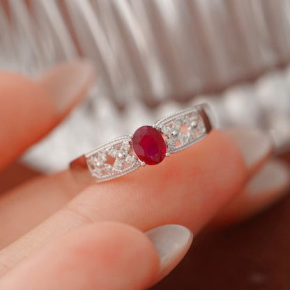 French Sterling Silver New Chinese Ring