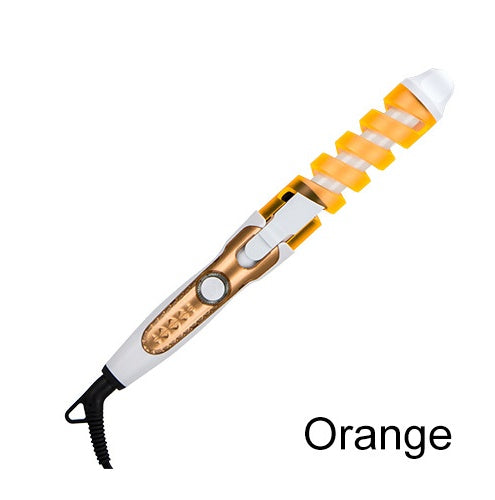 Mini Curling Iron Automatic Spiral Anti-Scald Ceramic 10-segment