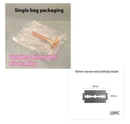 Manual vintage razor men's razor metal gift Louisiana Mart