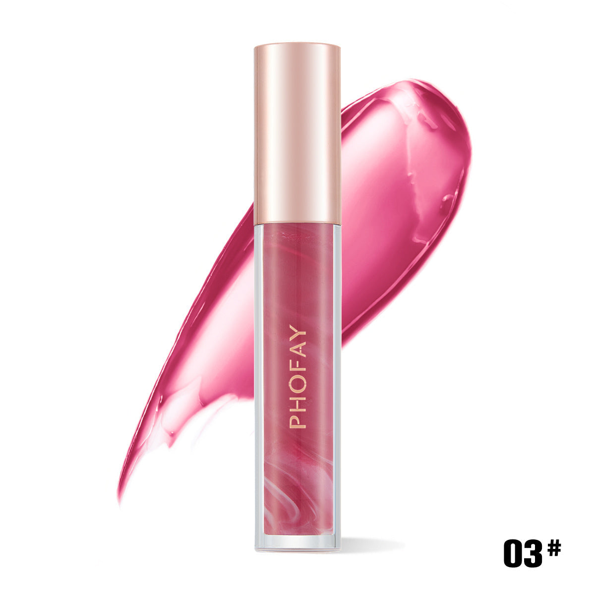 PHOFAY Rose Blooming Hydrating Lip Gloss Louisiana Mart