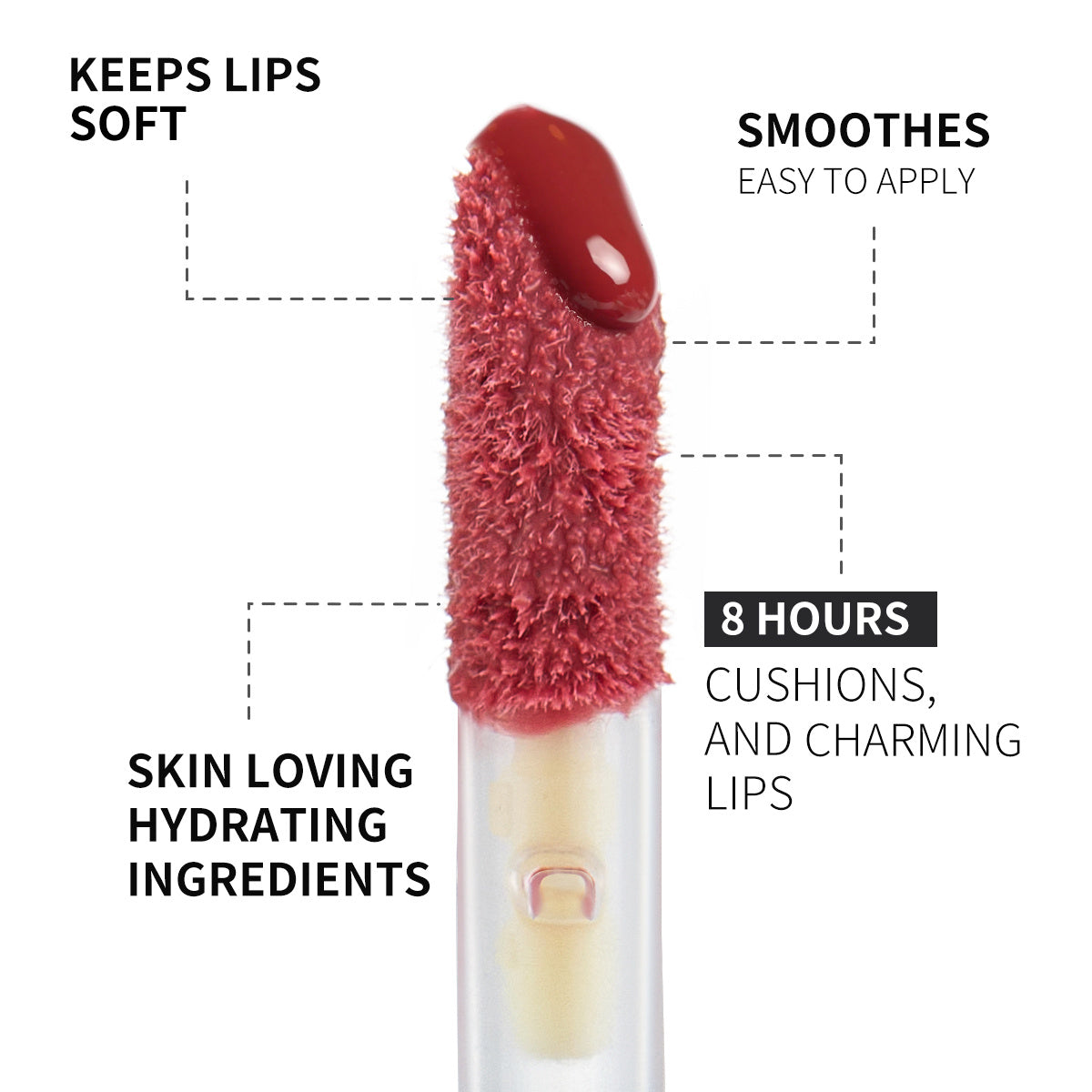 PHOFAY Rose Blooming Hydrating Lip Gloss Louisiana Mart