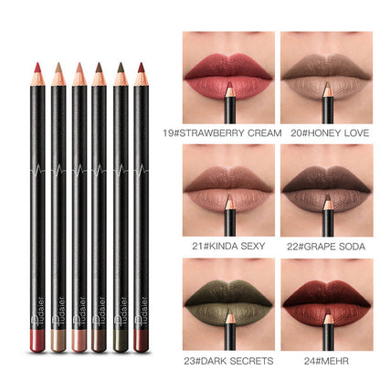 36 Color Lip Liner Waterproof Non-smudge Nude Color Louisiana Mart