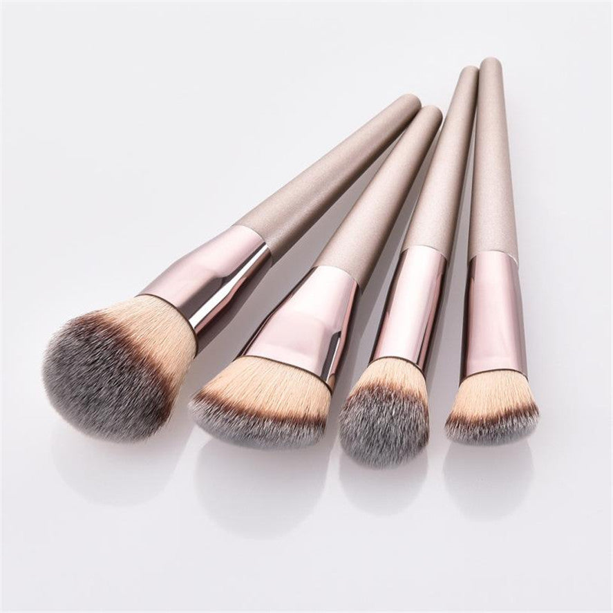 Champagne Gold Makeup Brush Set