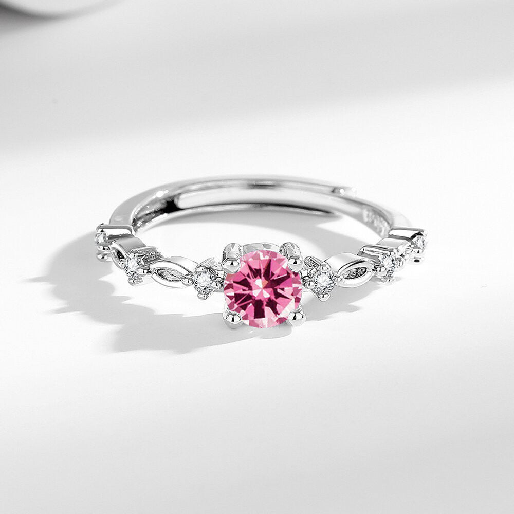 Moissanite Ring Female Ring High-grade Light Luxury