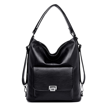 Large Capacity Leather Shoulder Bag