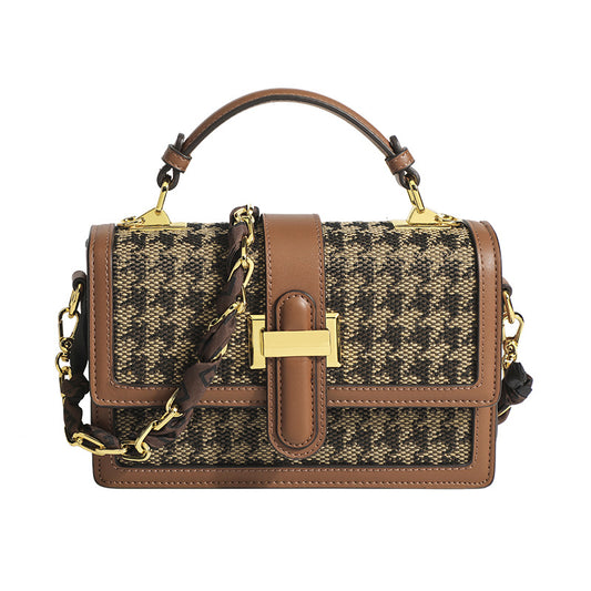 Best Small Square Crossbody Bag 2026 – Chessboard Plaid Chain All-Match Shoulder Bag