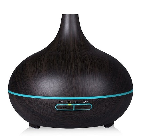 Creative Home Appliance Full Wood Grain Remote Control Aromatherapy Lamp Louisiana Mart