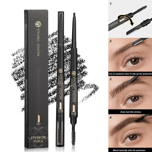 Fog Sense Three In One Eyebrow Pencil Waterproof Smear-proof Louisiana Mart