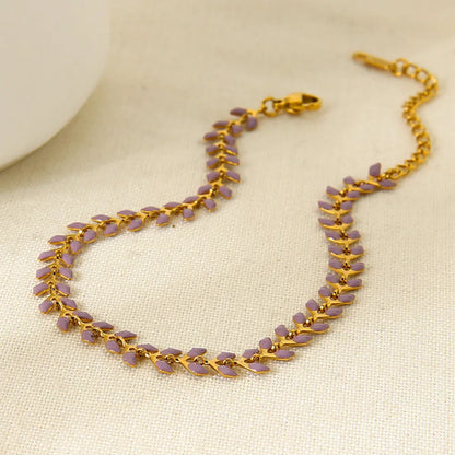 Stainless Steel All-match Twin Bracelet Natural Stone Bracelet