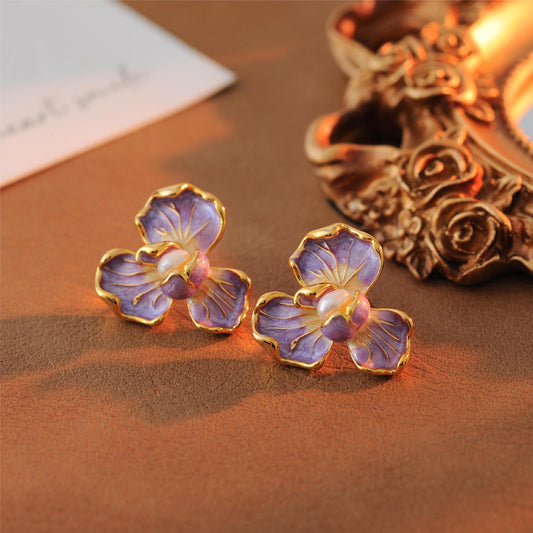 Women's Fashion Simple Inlaid Earrings