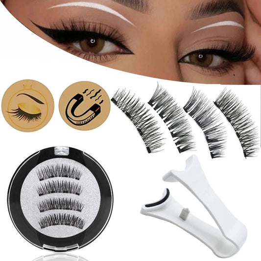 Magnetic False Eyelashes – Reusable & Natural Look for all-day comfort Louisiana Mart