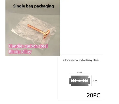 Manual vintage razor men's razor metal gift Louisiana Mart