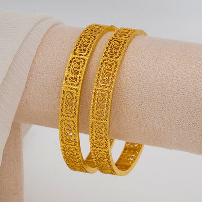 European And American Closed Bracelet Women's Imitation Gold Bracelet Light Luxury