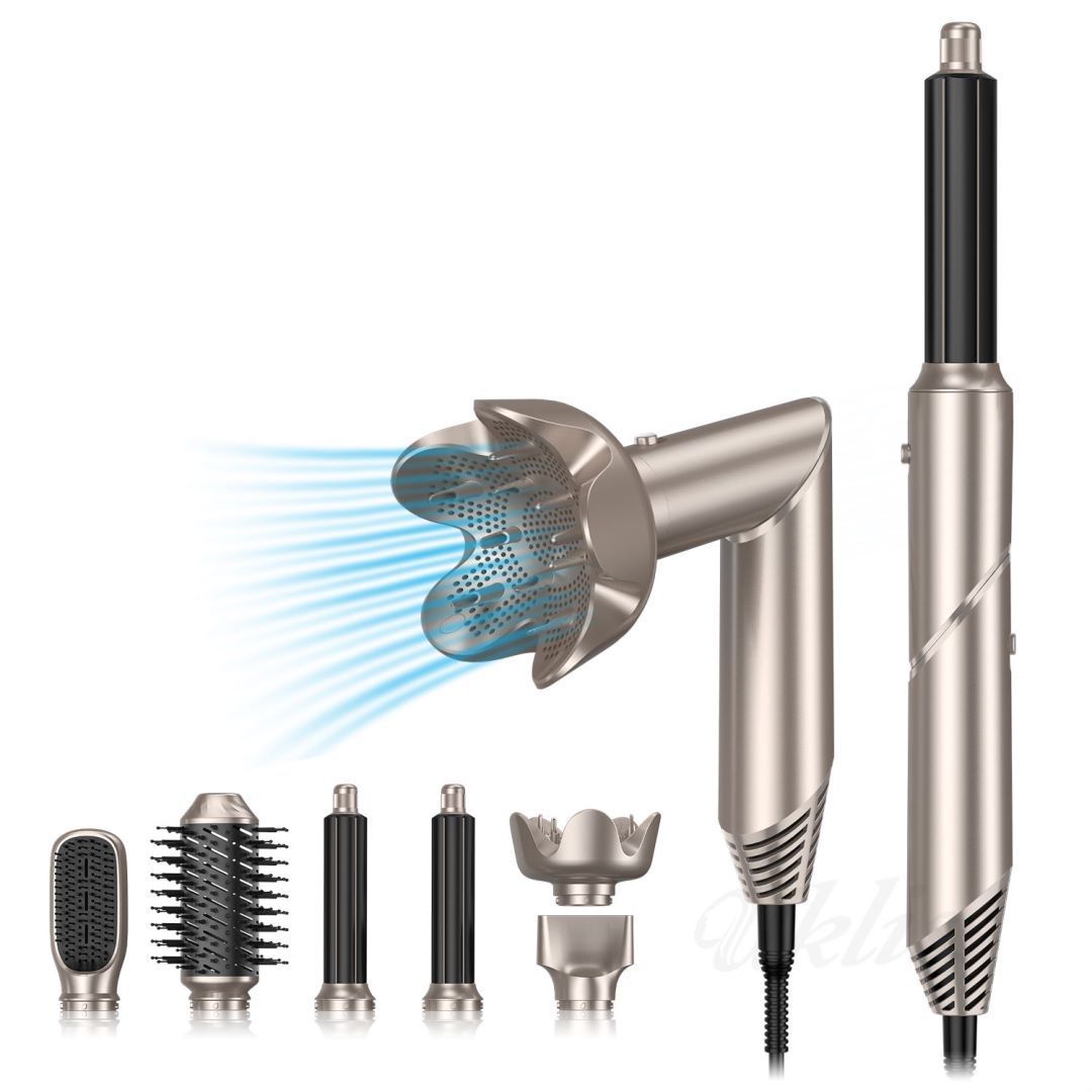 Automatic Hair Dryer 6-in-1 Folding Multi-Speed Quiet