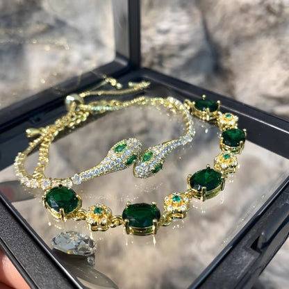 Rhinestone Bracelet Design Sense Simple Graceful White All-matching Vintage Bracelet