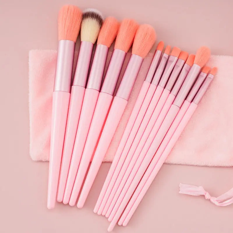 13Pcs Makeup Brush Set Make Up Concealer Brush Blush Powder Brush Eye Shadow Highlighter Foundation Brush Cosmetic Beauty Tools Louisiana Mart