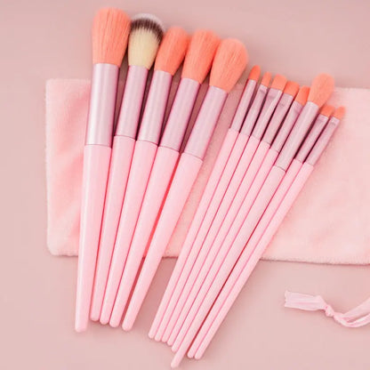 13Pcs Makeup Brush Set Make Up Concealer Brush Blush Powder Brush Eye Shadow Highlighter Foundation Brush Cosmetic Beauty Tools Louisiana Mart