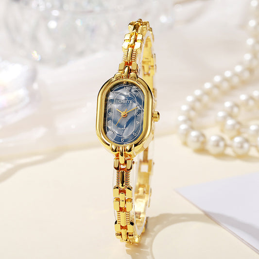 Women's Oval Bracelet Watch